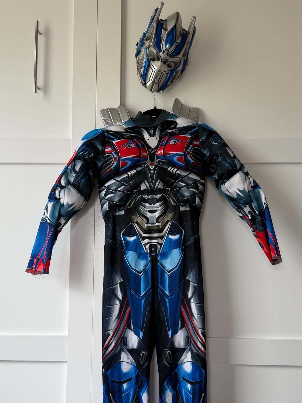 Transformer Optimus Prime Kids Costume with Mask and Gloves Youth Medium